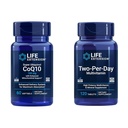 Supporto per il cuore e l'energia cellulare Super Ubiquinol CoQ10 con supplemento multi-vitamina e minerale ad alta potenza di due giorni, 60 Softgels & 120 compresse
