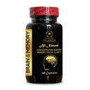 Integratori di Mente e Memoria - Integratori di Cervello per Memoria e Focus, Integratore per la Salute del Cervello e la Miscela Performance, con Energia, Funzione Cognitiva - 1 Bottiglia 60 Capsule