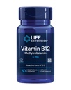 Vitamina B12 Methylcobalamin, Nerve Health Supplement, Supporto cognitivo, Vitamina di energia, metilcobalamin B12, 5 mg, Rapido dissoluzione, Senza glutine, Non OGM, Vegetariano, 60 lozenges
