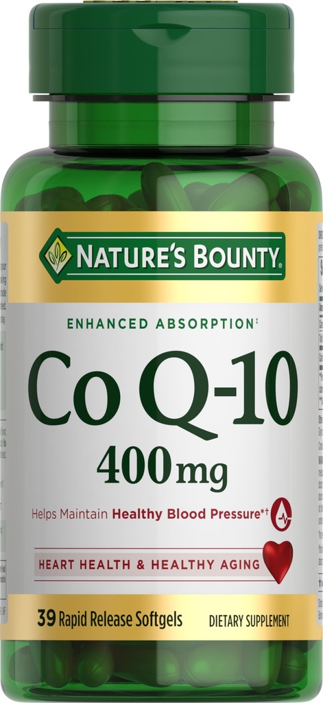Naturas Bounty Co Q-10 400mg, 39 Softgel a rilascio rapido