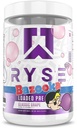 RYSE accumulato polvere pre allenamento - Bazooka Uva - Pre-allenamento giornaliero per uomini e donne con 390 mg di caffeina, Beta Alanina e Citrullina per pompa, messa a fuoco e energia - 30 Serve