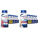Assicurare Plus Nutrition Shake con 16 Grammi di Proteine & Assicurare Plus Liquid Nutrition Shake con Fiber, 16 Grammi di Proteine, Vanilla, 8 Fl Oz Bottiglia (Pack of 24)