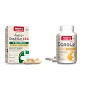 Jarrow Formulas Probiotics & Bone Support Supplement Bundle con Jarro-Dophilus EPS 10 miliardi di CFU e BoneUp con vitamina D3, K2 & Calcium
