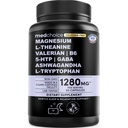 12-in-1 capsule di sostegno del sonno - Melatonin-Free e non-Habit formando supplemento di sonno con una miscela bilanciata di magnesio, Ashwagandha, L-Tryptophan, radice valeriana, GABA e 5-HTP (90 capsule)