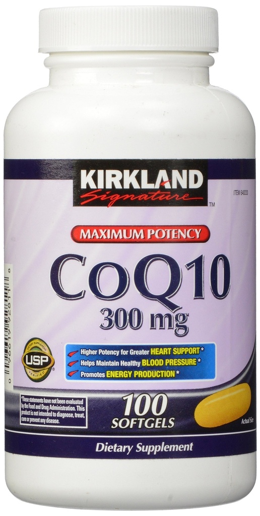 Kirkland Firma COQ10 100 Softgels, 300 mg, 6.4 Ounce