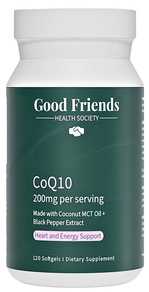 Ubiquinol CoQ10 200mg - Assorbimento elevato con Estratto di pepe nero & Coconut MCT olio - 120 Softgels, Lab-Tested, Nessun olio di semi, Non OGM - Supporto di cuore e di energia