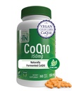 Valore nutrizionale CoQ-10 150mg - 60 capsule | Ubiquinone Coenzyme Q10 | Supporta energia cellulare e protezione antiossidante | Non OGM, Soy-Free, Vegan, senza glutine