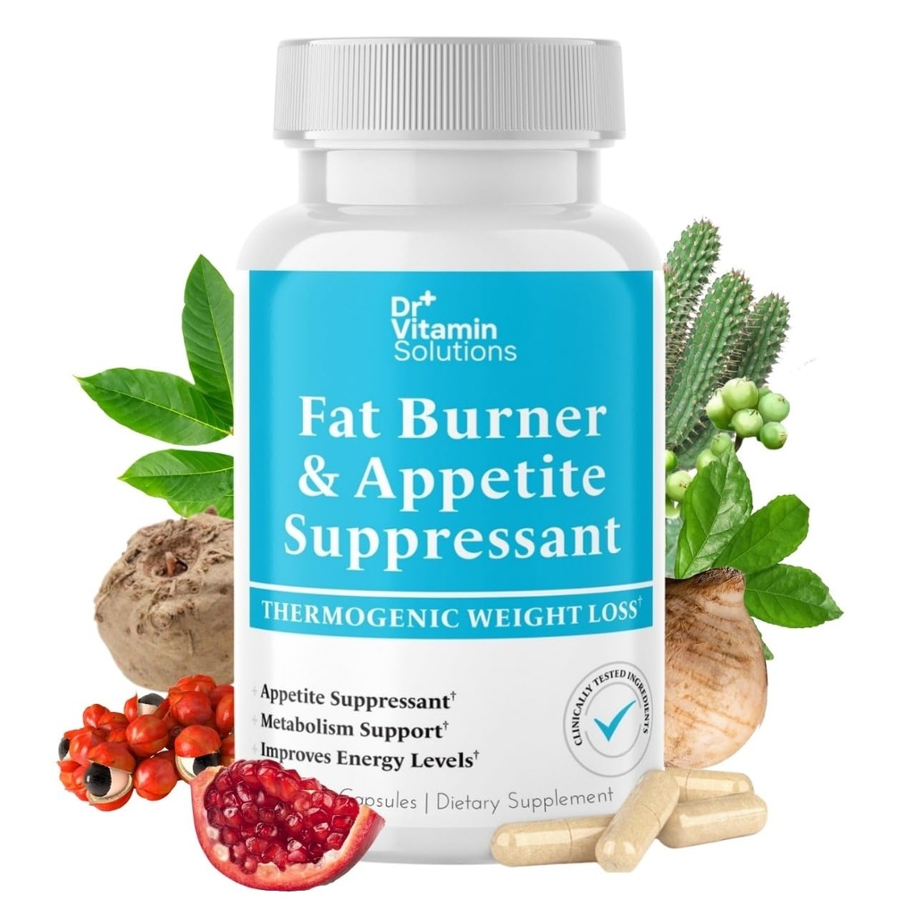 Bruciatore grasso per le donne e gli uomini - Appetite Suppressant per la perdita di peso - Pillole w/Metabolismo Booster supplemento di perdita di peso termogenico - Cromo, caffeina & tè verde - 30 capsule