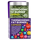 Thermogenic Fat Burner Capsule - pillole di perdita di peso per le donne e gli uomini, Appetite Suppressant, Metabolismo Booster - tè verde, Estratto di caffè, Garcinia Cambogia - pillole di dieta per la perdita di peso - 60 capsule