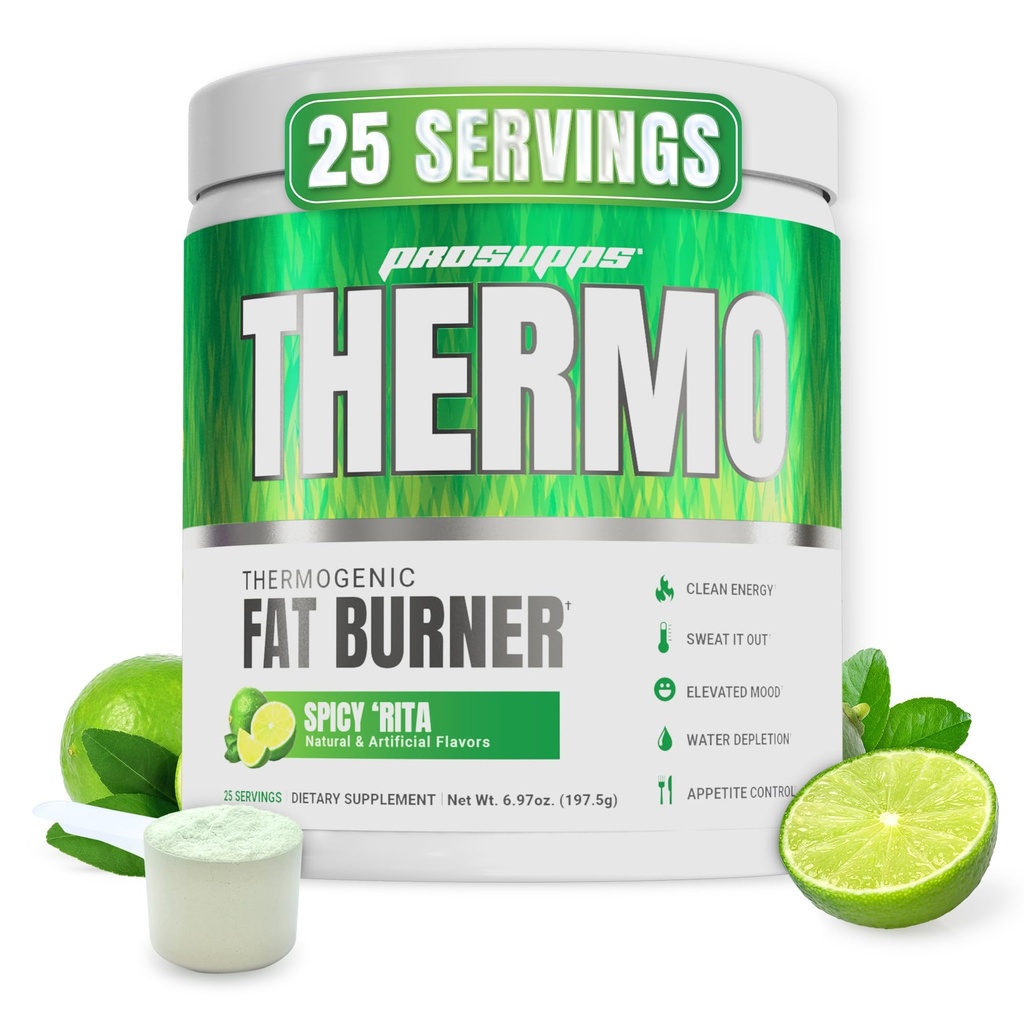ProSupps Thermogenic Fat Burner Powder, Spicy Rita - Perdita di peso & Metabolismo Booster Pre Supplemento di allenamento per le donne & uomini - Supporta il Controllo di Appetite & Boosts Energy - Gluten-Free - 25 Servings