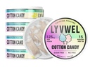 LyvWel 125mg Caffeine Energy Pouches – Energia pulita con Guarana per Focus & Stamina – 5-Pack (75 Total Pouches) (5 Pack, Cotton Candy)
