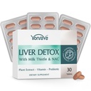 Integratore di supporto detox e digestivo del fegato con probiotici 15B CFU, cardo del latte, radice di dadelione e curcuma | Detox avanzato, pulizia e riparazione del fegato | compresse sigillate di Blister (1 pacchetto)