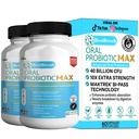 BestBreath Oral Probiotic MAX - 40 miliardi di CFU - Supporto per denti, gomme, orecchie, naso, gola e salute digestiva - 60 capsule (2)