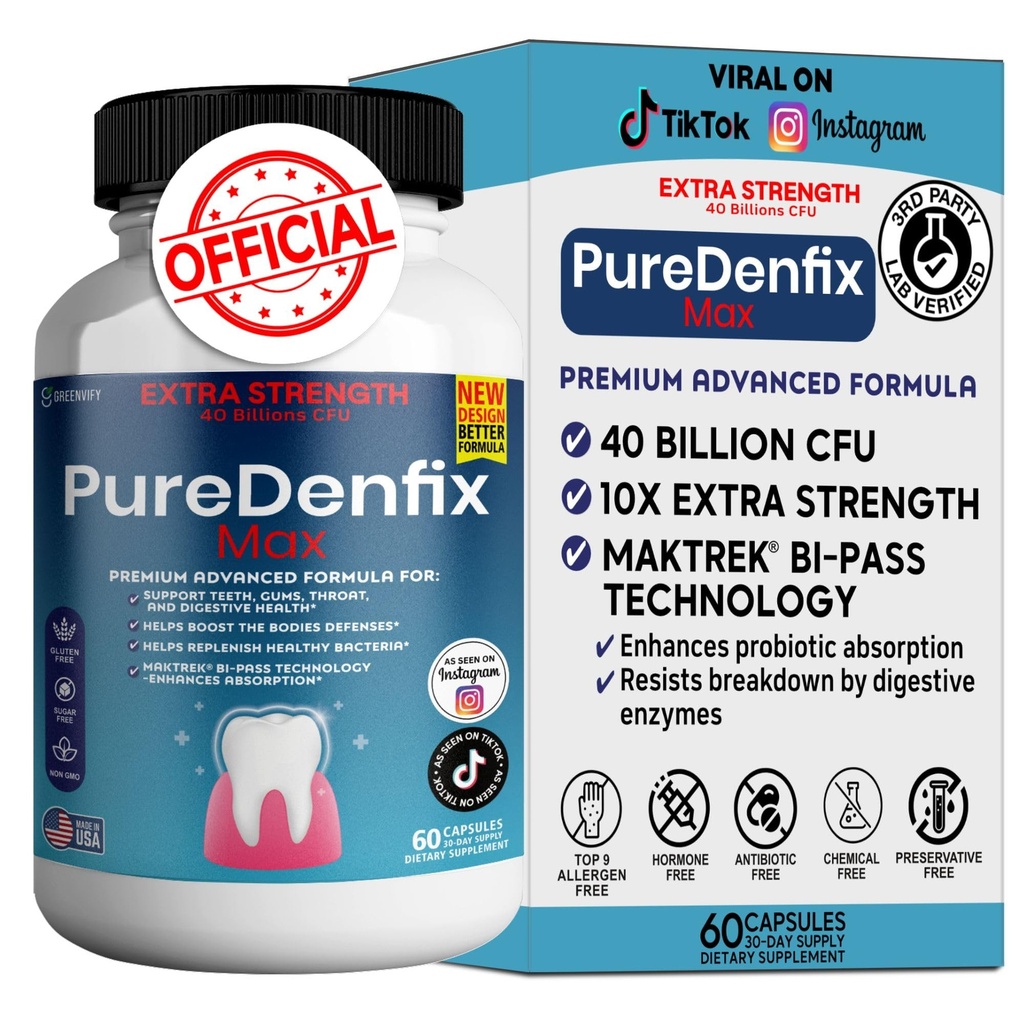 – Supplemento probiotico ad alta resistenza con 40 miliardi di CFU – Supporta denti, gomme, orecchie, naso, gola e salute digestiva – 60 capsule (1)