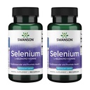 Swanson Selenium (L-Selenomethionine) - Integratore di erbe Promuovere la salute del cuore e la salute della prostata - May Support Immune System & Thyroid Health - (300 capsule, 100mcg ciascuno) (2 Pack)