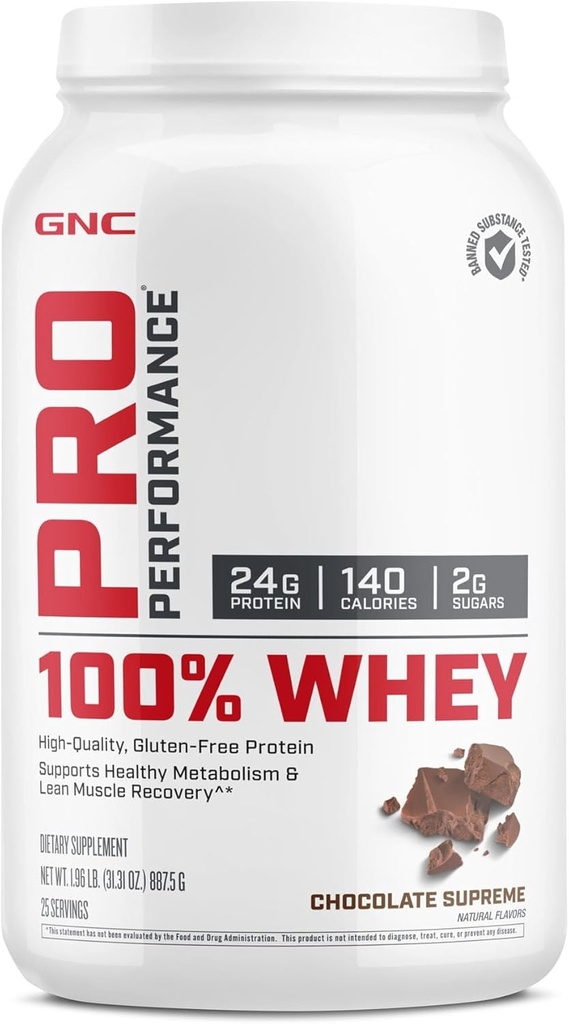 GNC Pro Performance 100% Whey - Chocolate Supreme (25 Serve)