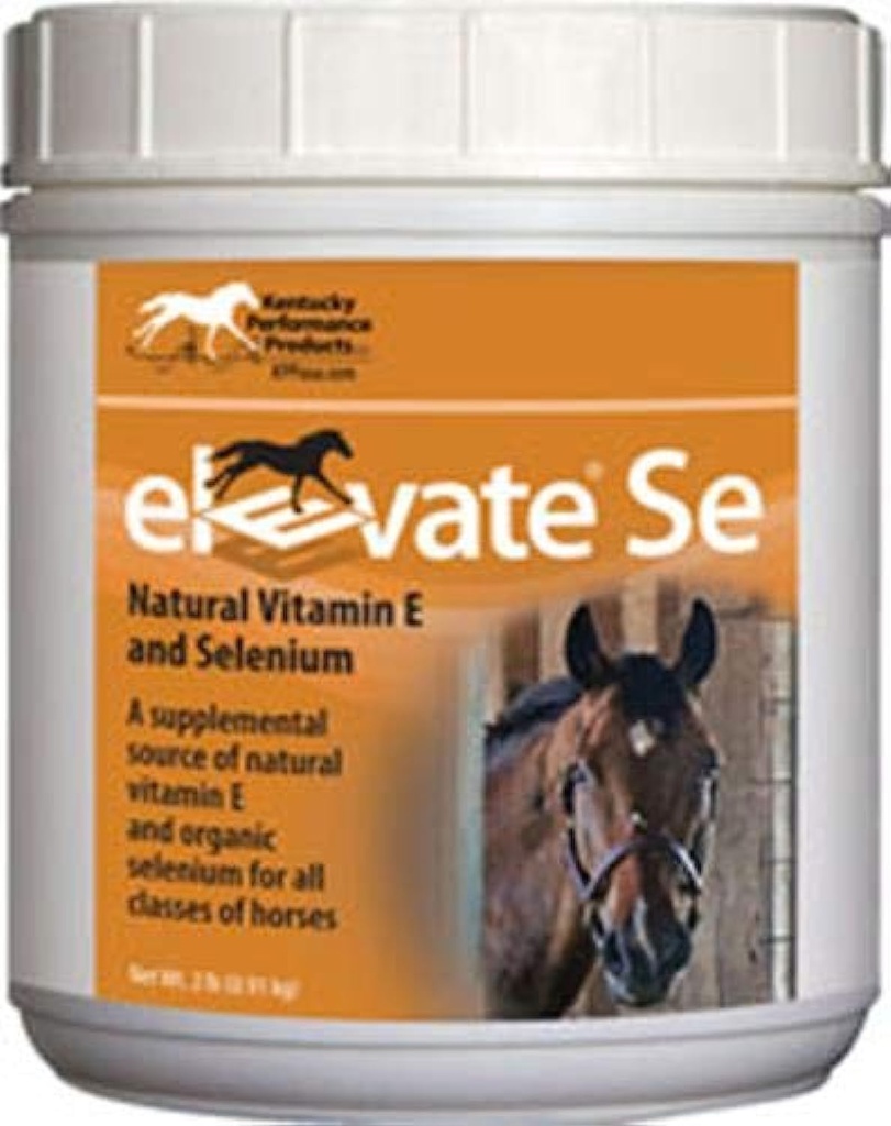 Prestazioni del Kentucky Prod Elevate Se naturale vitamina E e polvere di selenio per cavalli, 2 contenitore di pound