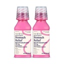 Foster & Thrive Stomach Relief Liquid per Nausea, Heartburn, Indigestion, Upset Stomach, Diarrea - Fast Relief per 5 sintomi, Antidiarrheal, Bismuth Subsalicylate 525 mg, Originale, 8 oz (Pack of 2)