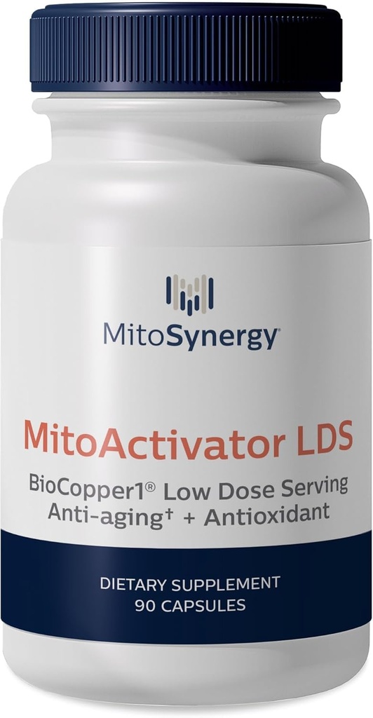 MitoActivator BioCopper1 Cu1 (Cunermuspir) LDS - Low Dose Serve 0.1mg Biodisponibile Rame - Tick Supporto Immune per gli utenti sensibili per ridurre al minimo la reazione di Herxheimer