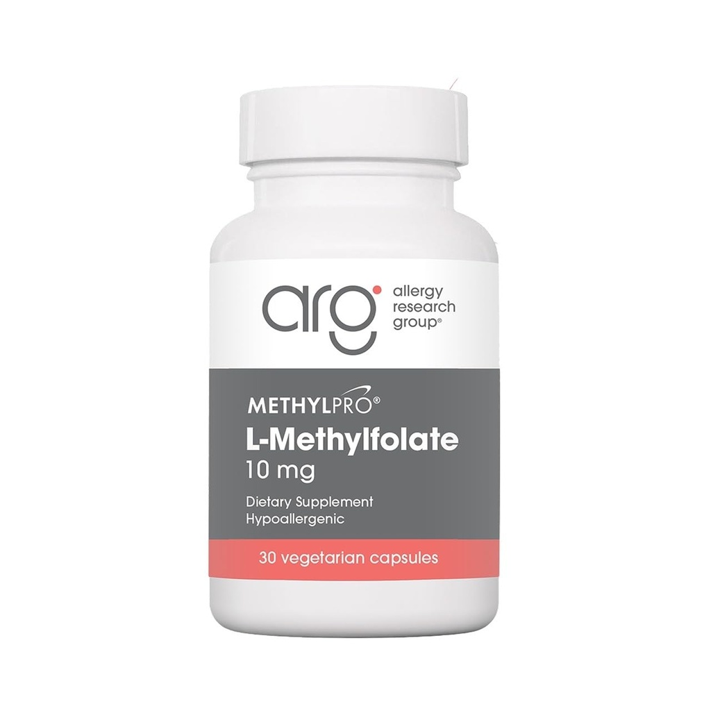 MethylPro L-metilfolate 10 mg - Supporta una mentalità sana - Folato attivo per il supporto di metilazione e reazioni biochimiche - altamente biodisponibile - 30 Serve - 30 capsule