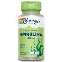 SOLARAY Spirulina 410mg | Algae Superfood supporta l'energia, la vitalità e la salute generale | 100ct, 100 Serv.