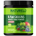 NATURELO Raw Greens Superfood Powder - Non zuccherato - Boost Energy, Detox, Enhance Health - Spirulina Organica - Grasso Di grano - Nutrizione Alimentare Tutto da Frutta & Verdura - 480 Grammi