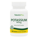 Natural’s Plus Potassium 99 mg, 90 compresse - Supporta l’Electrolyte Balance sano &amp; Benessere generale - Gluten Free, Vegetariano - 90 Serve
