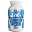 Integratore di supporto del cervello per Clarity, Memoria, Mood, Focus, Prestazioni Mentali - Nootropic naturale per funzione cognitiva - con GABA e Estratto di tè verde - 60 capsule