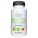 Casa de Sante FODMAP Enzimi digestivi, No High Inulin, Keto Carnivore Supporto per l'intolleranza, 18 Multi Enzyme Amylase Bromelain Lipase Lactase Protease Papain Alpha galactosidase, More - No OGM