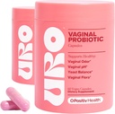 O Positiv URO Vaginal Probiotics for Women pH Balance con Prebiotics & Lactobacillus Probiotic Blend - Vaginal Health Supplement - Promuovere l'odore vaginale sano e flora vaginale, 60 conte (Pack of 2)