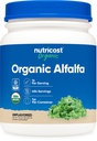 Nutricost Organic Alfalfa Polvere 1LB - USDA Certificato 100% biologico, vegetariano, non OGM, senza glutine