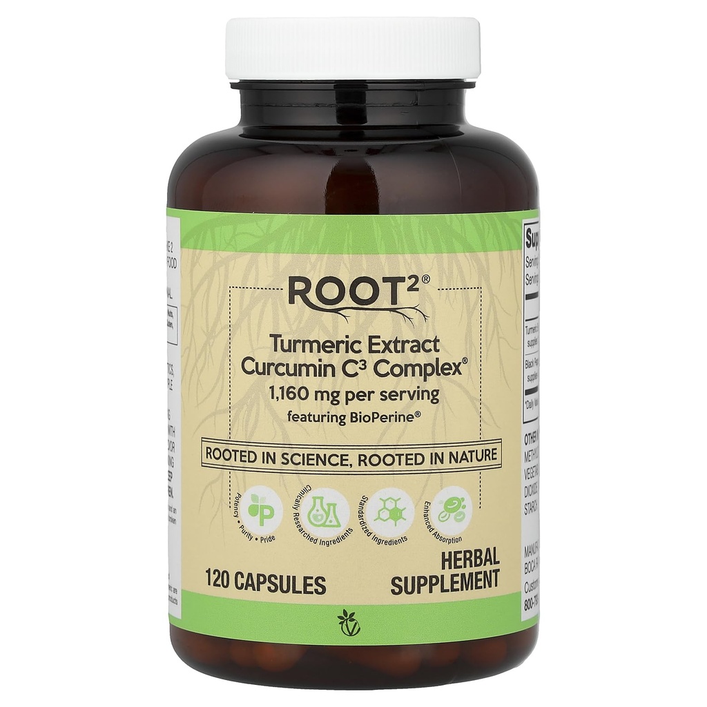 Vitacost Estratto di curcuma C3 complesso con Bioperine - 1,160 mg per porzione - 120 capsule
