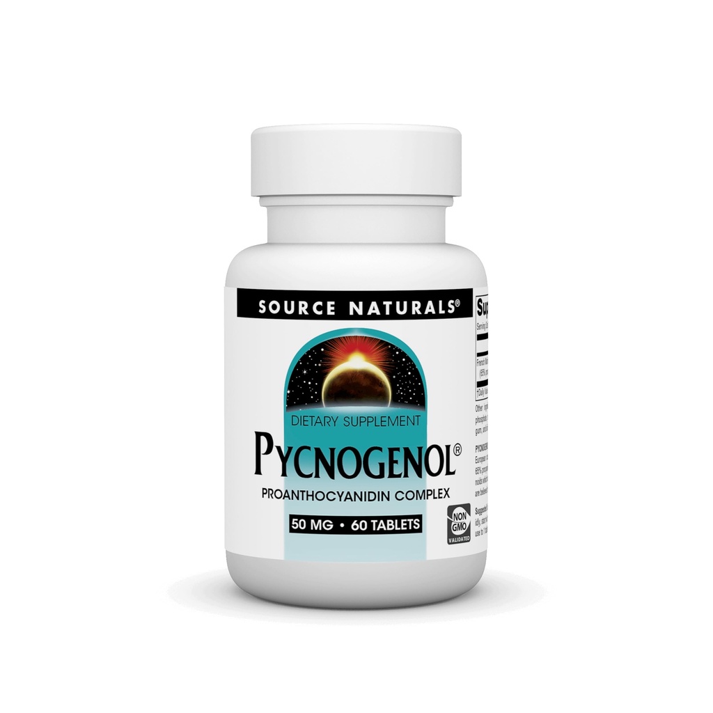 Fonte Naturals Pycnogenol 50 mg Proanthocyanidin Complex - 60 compresse