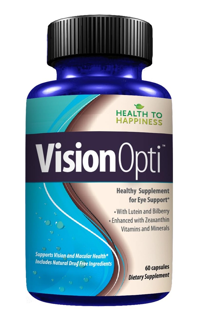 Vision Opti - Integratore per la salute degli occhi con Lutein, Zeaxanthin, Selenio, Zinco e Vitamine A & C | 60 capsule