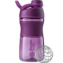 BlenderBottle SportMixer Shaker Bottiglia Perfetta per Protein Shakes e Pre Workout, 20-Ounce, Plum