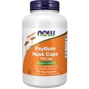 NOW Integratori alimentari, Psyllium Husk Caps 700 mg con 50 mg di Apple Pectin, Intestinal Health*, 180 capsule di Veg