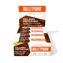 Bulletproof Chocolate Chip Cookie Dough Collagen Protein Bars, Confezione da 12, Keto-Friendly Snack con olio MCT, Collage a base di erba, senza aggiunta di zucchero