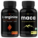 NutraChamps L-Arginina Capsule e Maca Capsule 2 Pack Bundle