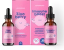 JoySpring Zinc con vitamina C Integratore Liquido Supporto immunitario per bambini, 1 fl oz
