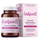 Ladywell Prenatal Multivitamin | Concezione, Gravidanza & Postpartum | Ingredienti chiave inclusi DHA, Folate & Iron | Esperto-Formulato & Testato | Progettato per l'assorbimento con supporto Nausea, 60 Ct