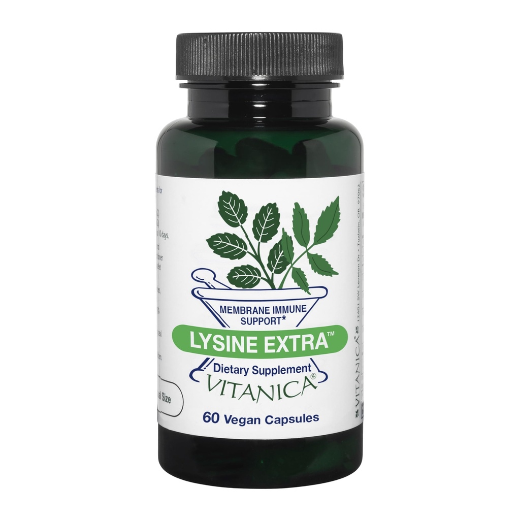 Vitanica Lysine Extra, Supporto sistema immunitario, Vegan, 60 capsule