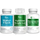 DR VITAMINA SOLUZIONI Bruciatore grasso di notte, perdita di peso termogenica e pillole dell'acqua diuretica - Metabolismo e Water Retention Pills per le donne e gli uomini 180 cappucci