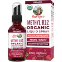 MaryRuth Organics Vitamin B12 Liquid Spray | Vegan, Non OGM, Gluten-Free | USDA Organic Supplement | Energy & Nervous System Support | B12 Vitamine per Donne & Uomini | 720 mcg | 1 Fl Oz