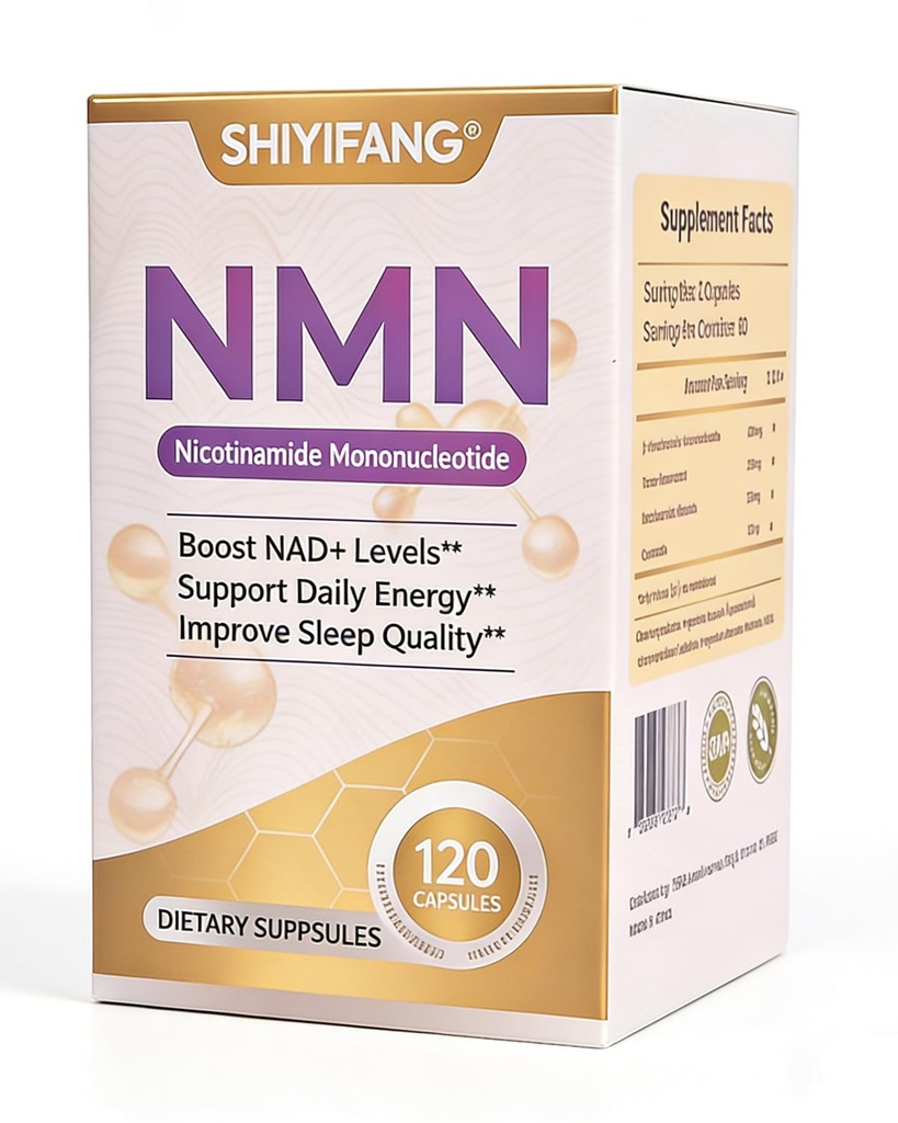 NMN Supplement 600mg, Energy & Sleep Support for Men & Women– 120 Capsules