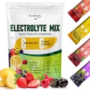 GREENPEOPLE Electrolytes Polvere No Zucchero - Idratazione senza zucchero Electrolyte Packets - Frutta Sapori Electrolyte Drink Mix - 8 Electrolytes 5 Vitamine & Minerals Vegan Non-GMO 16 Sticks