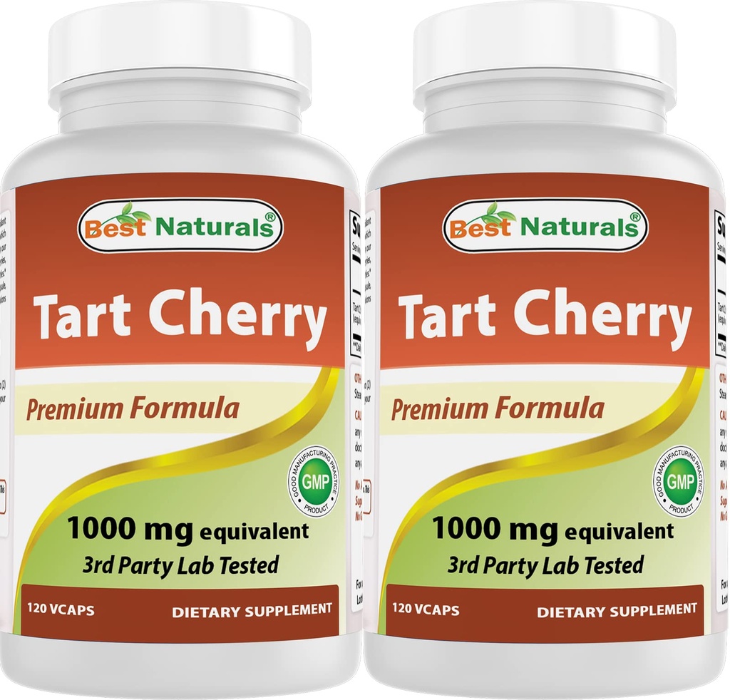 Best Naturals Tart Cherry Extract 1000 mg 120 capsule (120 conteggio)