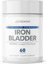 Juvenon Iron Bladder - Integratore di erbe per la funzione della vescica sana - Supporto di incontinenza con l'estratto di semi di zucca, estratto di soia Germ, Palmetto di sega