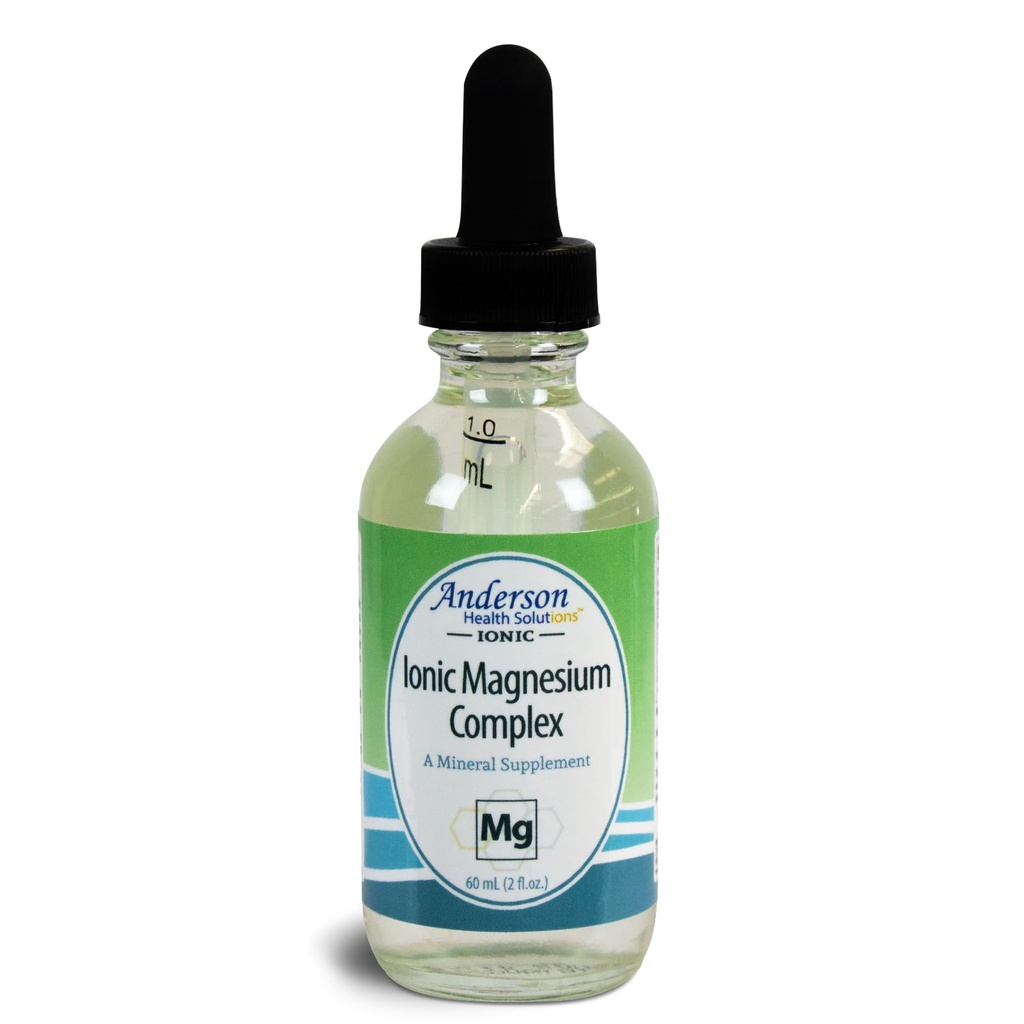 Anderson Nuovo Complesso di Magnesio Ionica, Supplemento di Magnesio Liquido, Gocce Minerali di Traccia, 30 Serve (2 oz)