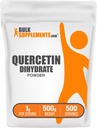 BulkSupplements.com Quercetin Dihydrate Powder - Supplementi Quercetin, Antiossidanti Fonte - Vegan & Gluten Free, 1g per Serving, 500g (1.1 lbs) (Pack of 1)