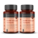Doppio rinforzo curcuma - Massicce 1000mg x 360 compresse - 200% più livelli erboristici e naturali della curcumina potente per Tablet - con 5mg estratto di pepe nero per 300% assorbimento aumentato